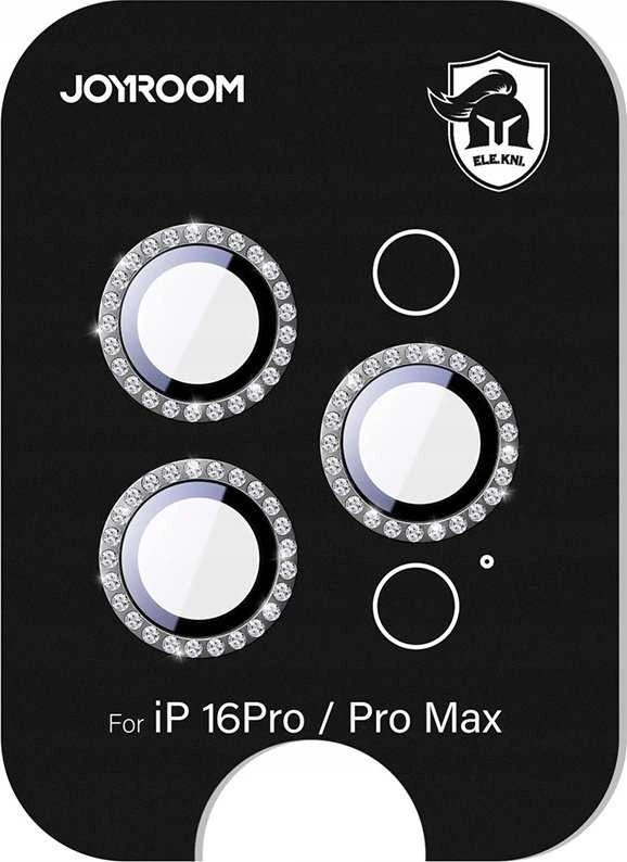 Joyroom JR-MSJ0307 Glass Screen Protector Apple iPhone 16 Pro/16 Pro Max kameros apsauga – Juodas