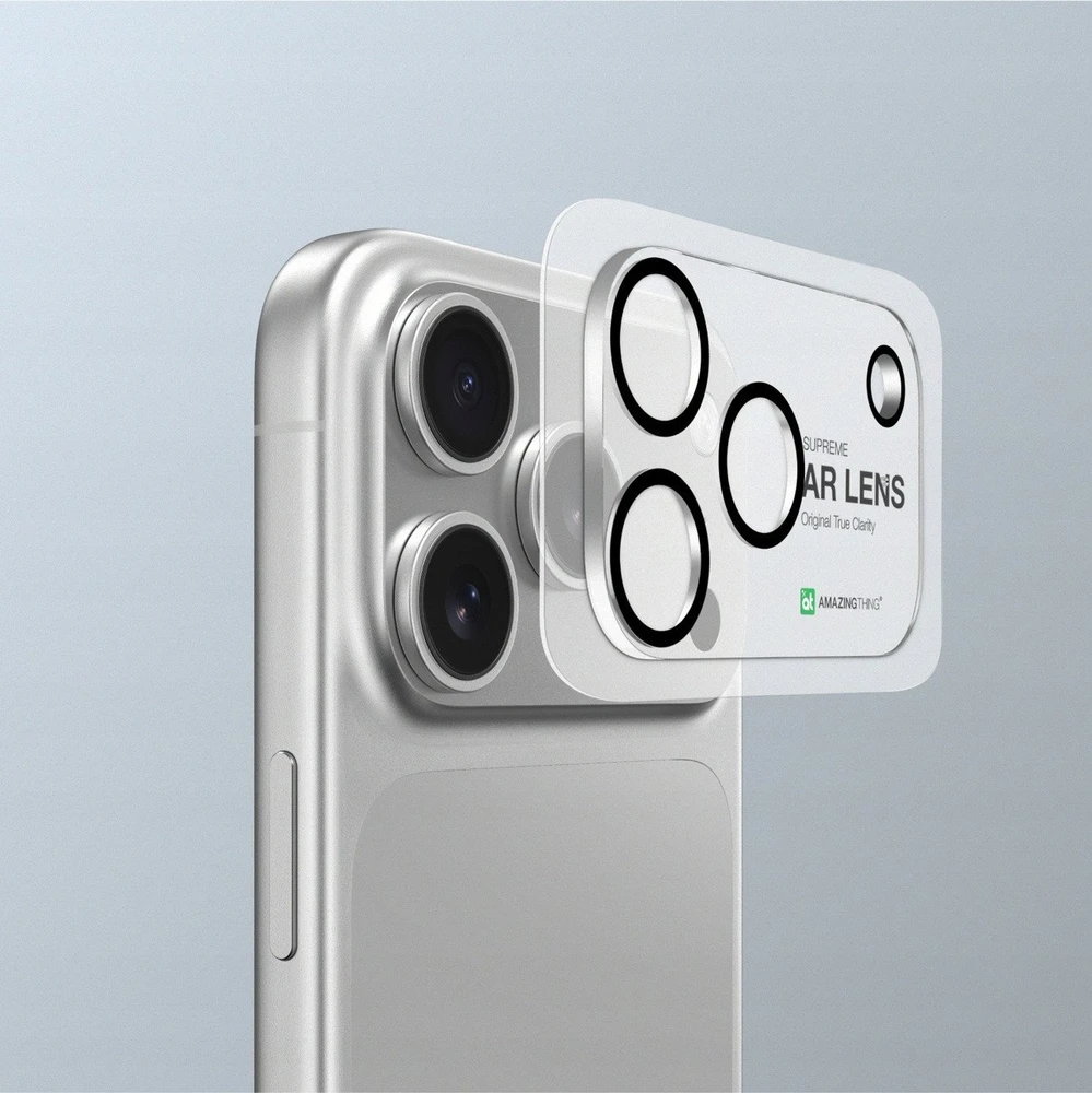 „AmazingThing“ pilno objektyvo stiklinis sijonas „Apple iPhone 17 Pro Max“