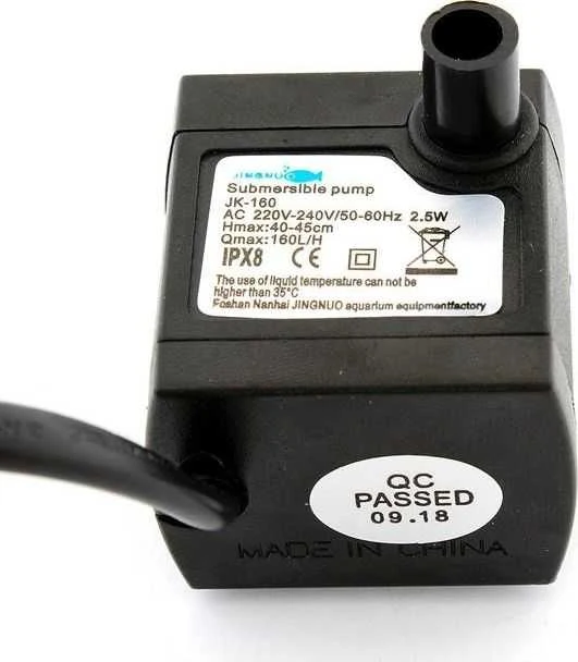 Ag80B Akvariumo filtras su aeratoriumi, 160 L/h, 37x36x30 mm
