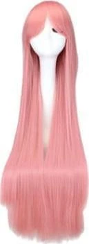 Perukas BQ3D, 80 cm, rožinis, cosplay