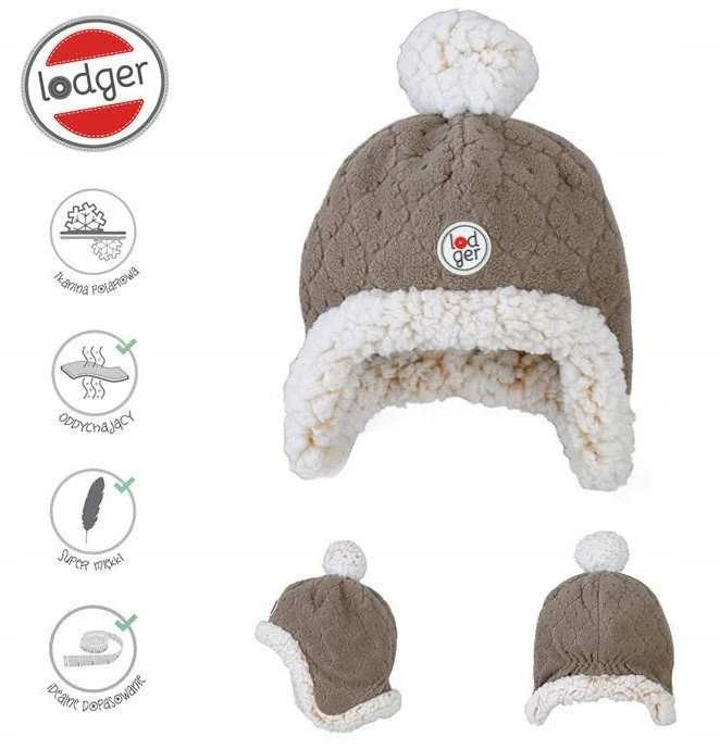 Aptel Akcija! Lodger Hatter Folklore Fleece kepurė Buffalo 12-24m HT 535_12-24