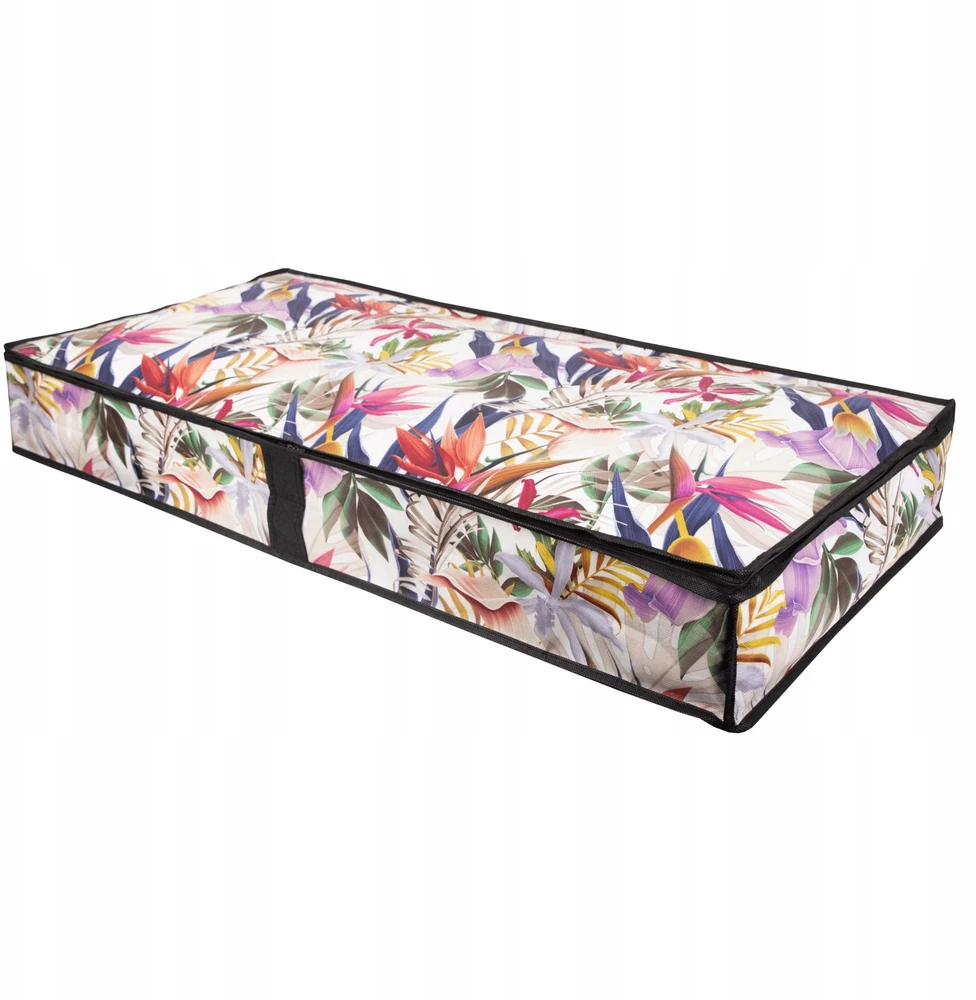 ORDINETT Drabužių dėžė 107x50x15cm Floral Beauty