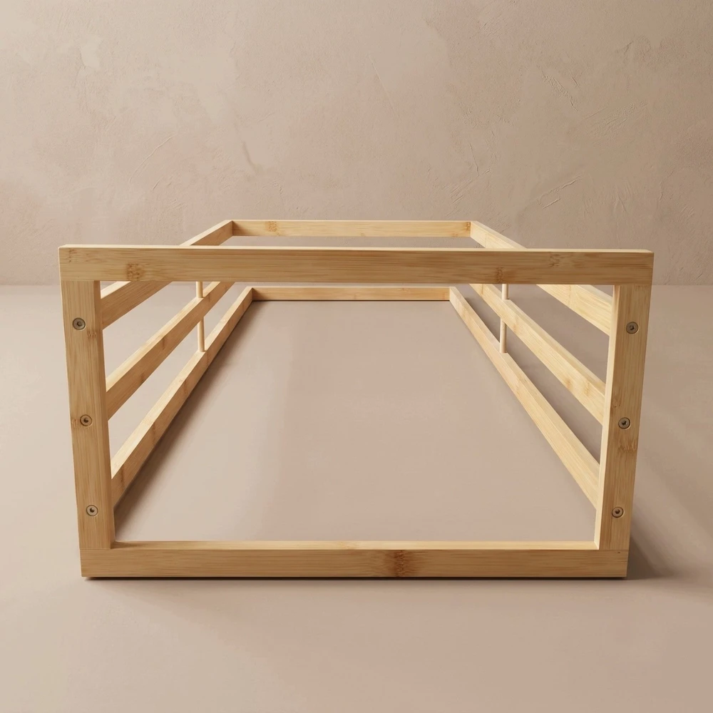 Aptel Bambusinis rankšluosčių laikiklis, 3 lygių, 40 x 24,5 x 80 cm