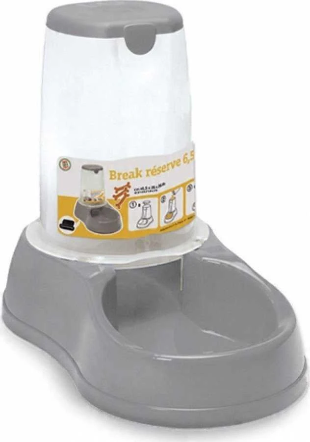 Stefanplast None Bļoda BREAK Reserve Food 1.5l ,pelēks, barība