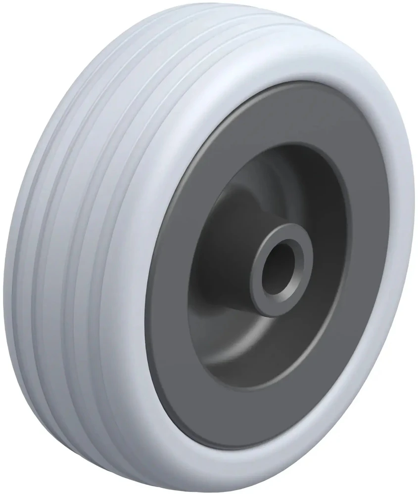 Aptel Blickle 96636 VPA 75/8G plastikinis ratas – rato skersmuo 75 mm, maks. apkrova 60 kg, 1 vnt.