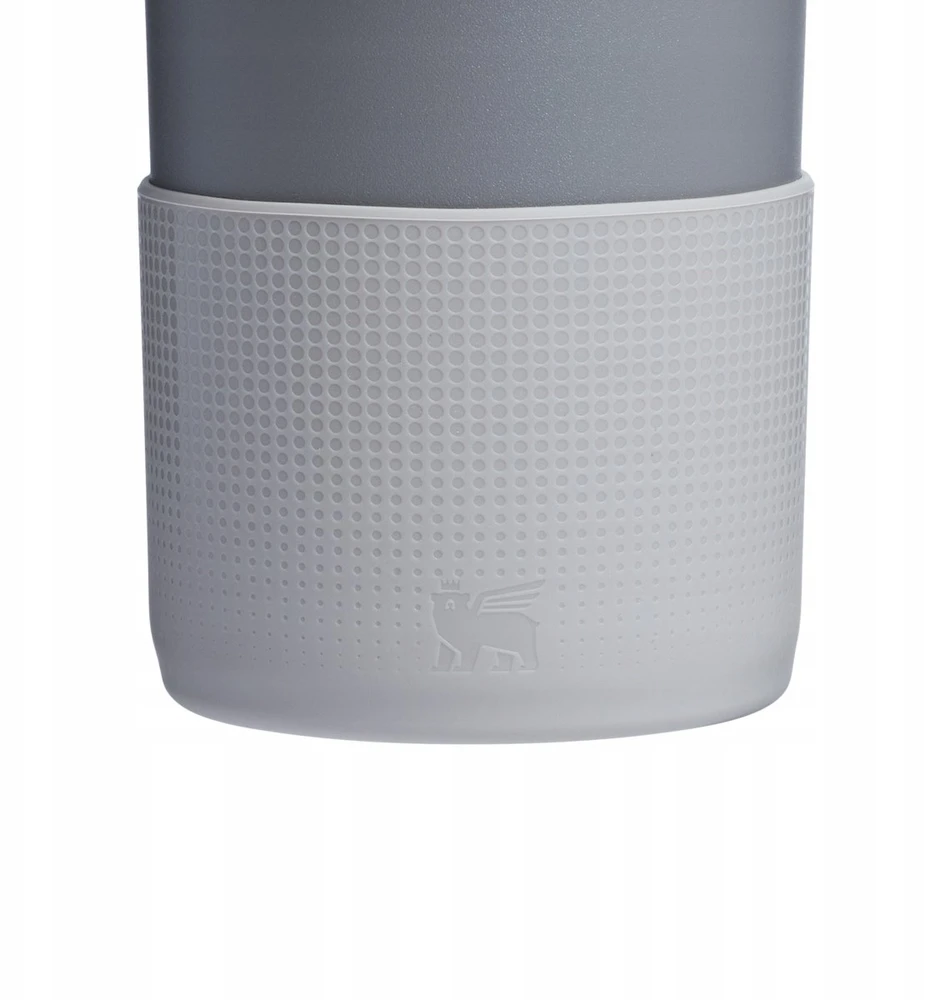 Stanley Protective cover and straw caps 2 pcs. set for thermal mugs 1.18L The Quencher Boot + Straw Topper light pilka