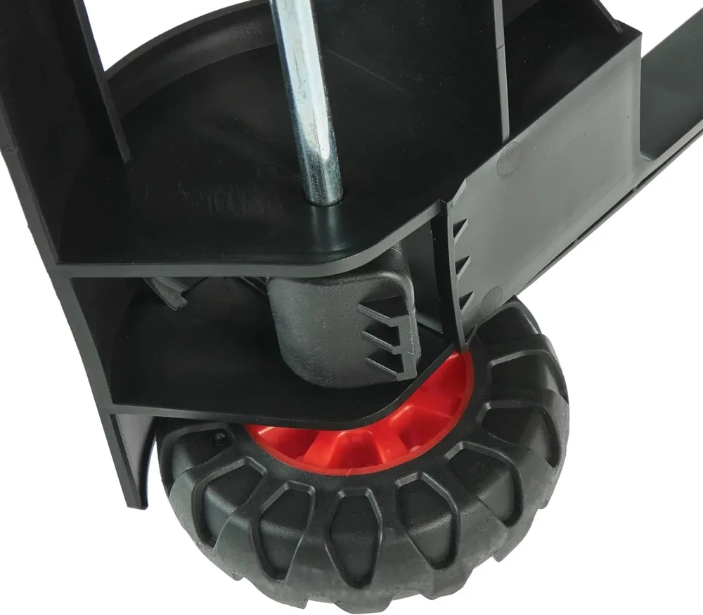 Aptel Easy sulankstomas transportavimo vežimėlis, kurio keliamoji galia iki 50kg Mick 34x24.5x93.5cm juodas (0610195800)