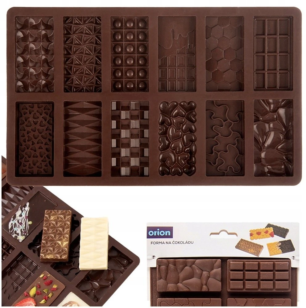 Aptel Orion Silikoninė forma šokoladui 27,5x17 cm - Mini šokolado plytelės