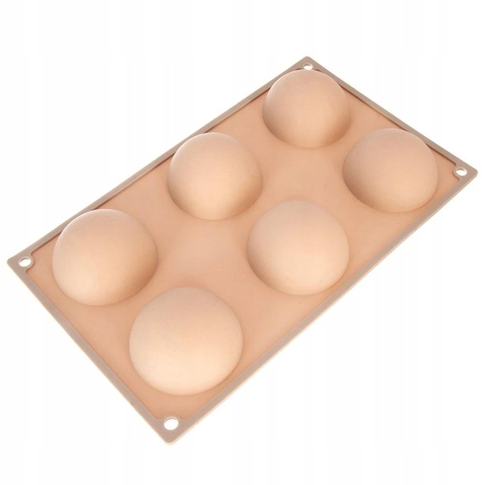 Aptel Orion Silikoninė Kepimo Forma 28x16,5 cm Pusiau Sferinė Bežinė