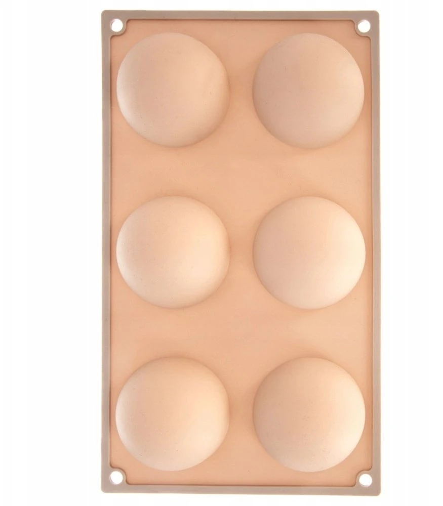Aptel Orion Silikoninė Kepimo Forma 28x16,5 cm Pusiau Sferinė Bežinė