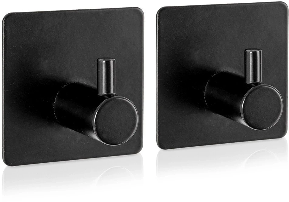 Aptel Orion Savisukantis Kabliukas Juodas 4,5x4,5 cm 2vnt.