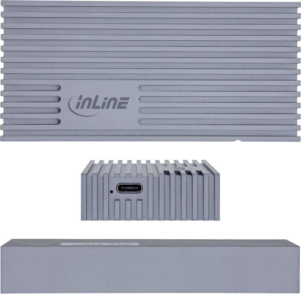 „Aptel InLine SSD“ korpusas USB4 M.2 – NVMe į USB-C – 40 Gb/s – aliuminis – suderinamas su „Thunderbolt 3/4“ – palaiko 8 TB