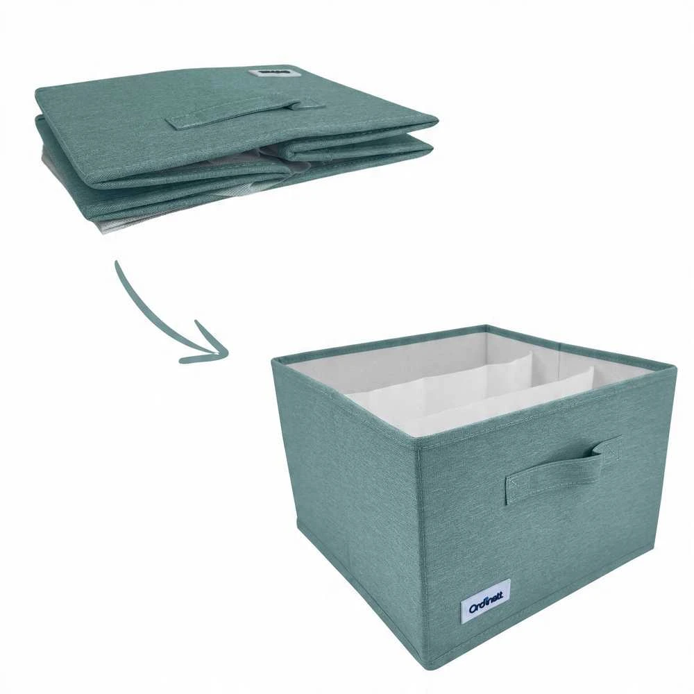 ORDINETT Box cube 29x29x18,5cm Mint