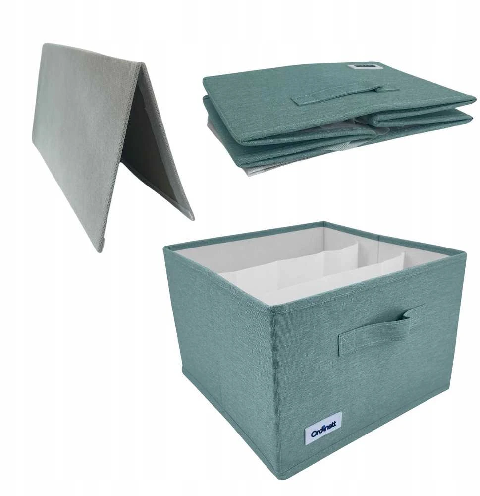 ORDINETT Box cube 29x29x18,5cm Mint