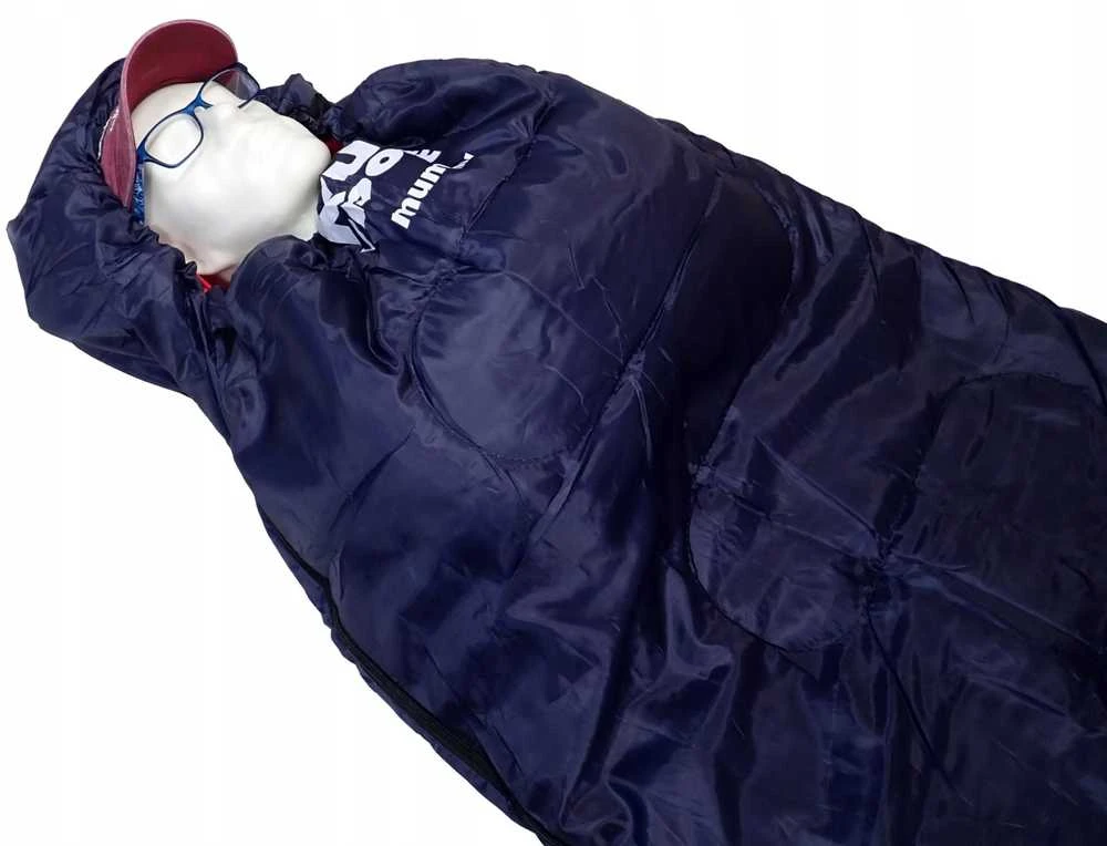 Aptel Turistinis miegmaišis vaikiškas šiltas lengvas KUBISPORT 175x70/55 cm