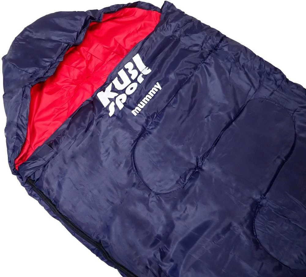 Aptel Turistinis miegmaišis vaikiškas šiltas lengvas KUBISPORT 175x70/55 cm