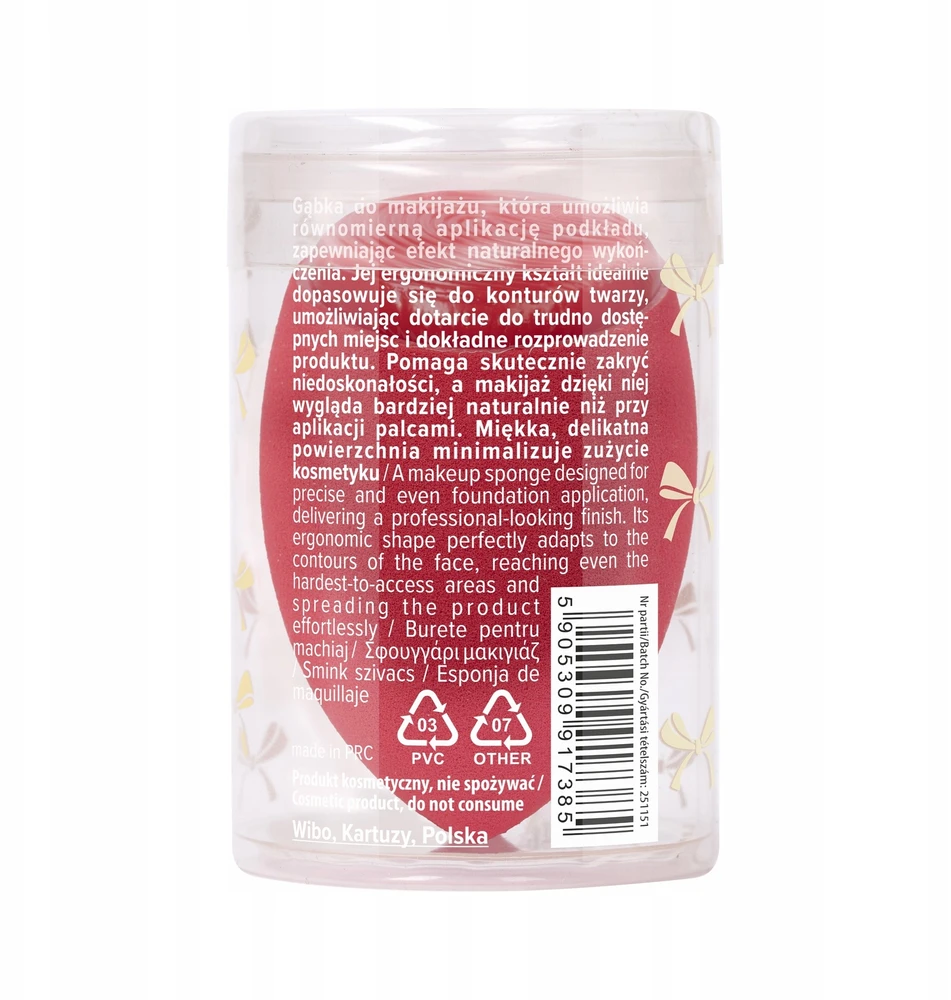 Aptel „Lovely Cherry Bounce“ makiažo kempinėlė