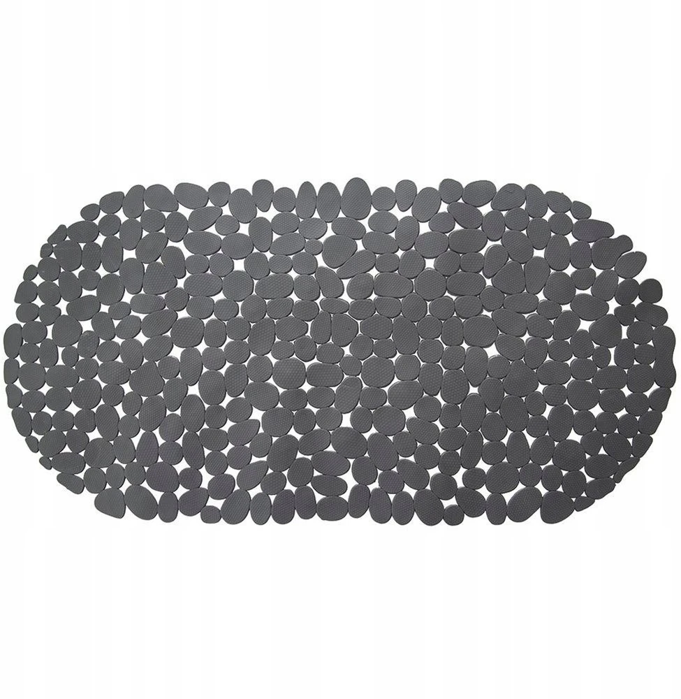 Aptel Orion neslystantis vonios kilimėlis 68x34 cm pilkas