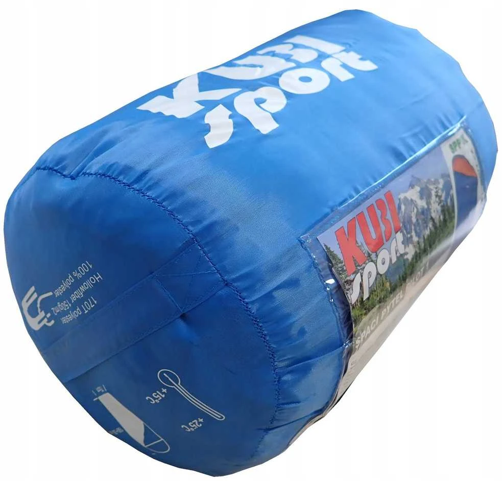 Aptel Turistinis Kempingo Miegmaišys Šiltas Lengvas Antklodė Pagalvė KUBISPORT 220x75 cm
