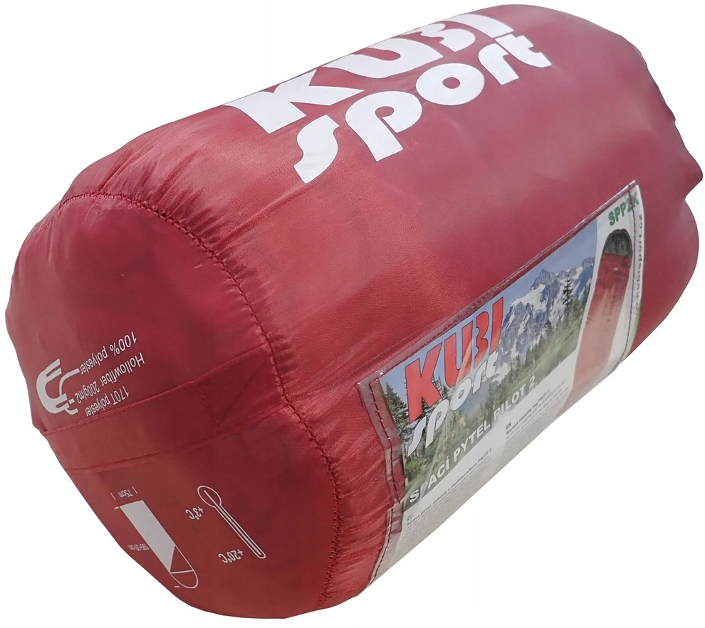 Aptel Turistinis Kempingo Miegmaišys Šiltas Lengvas Antklodė Pagalvė KUBISPORT 220x75 cm