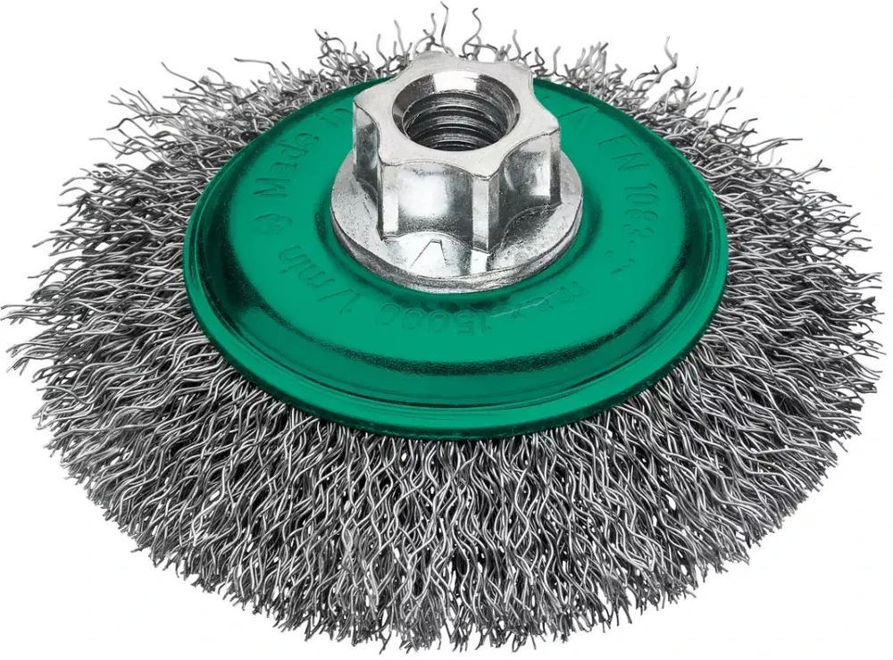 Aptel Vielinis apvalus šepetys Milwaukee 4932501749; M14; 100x10 mm
