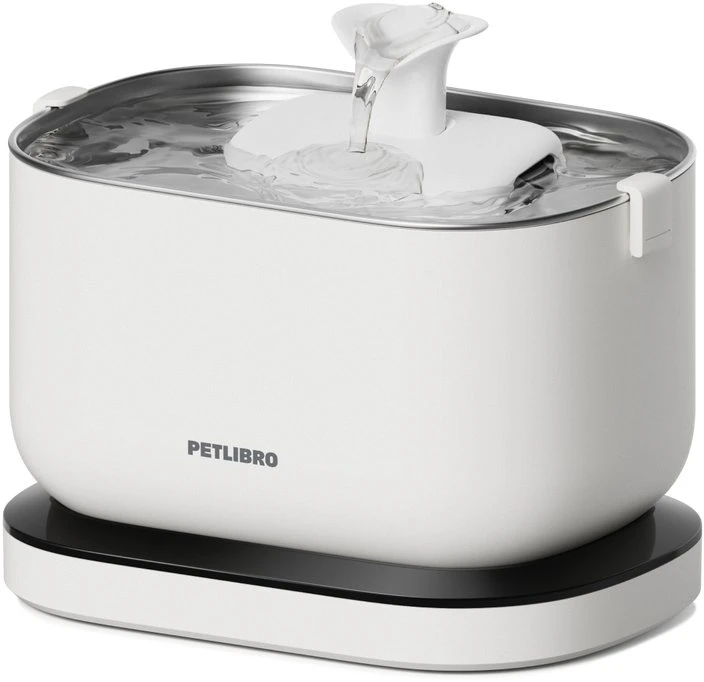 Aptel Petlibro - Dockstream baterijomis maitinamas vandens fontanas - 2,5 l