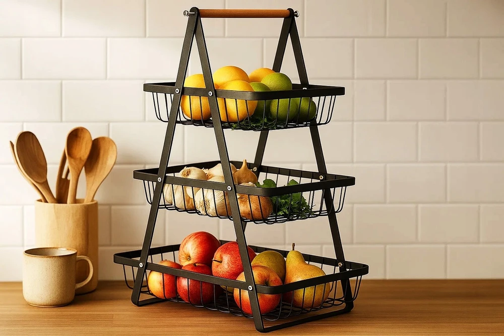 Aptel Q81A VIRTUVĖS ORGANIZATORIAUS STOVAS, 3 PAKOPOS