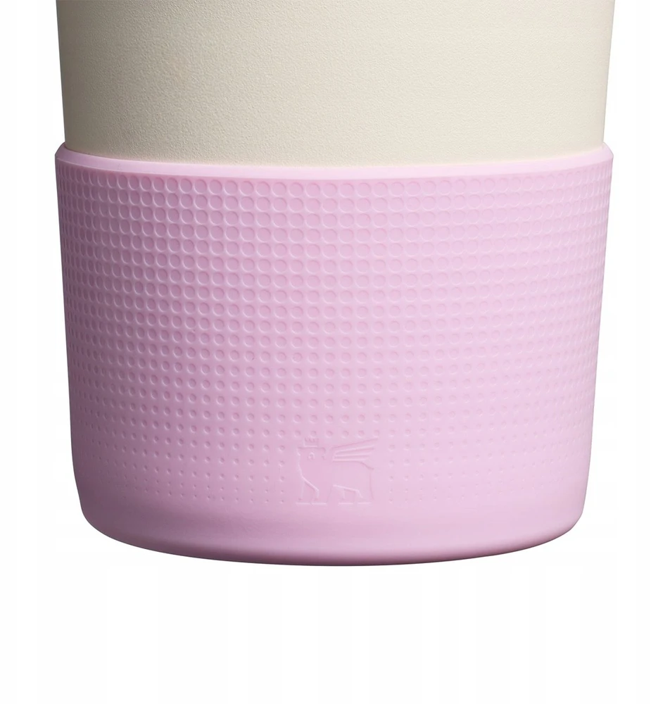 Stanley Apsauginis dangtelis ir šiaudelių antgaliai, 2 vnt. rinkinys termini ams 0,89 l/0,59 l The Quencher Boot + Straw Topper rožinės spalvos
