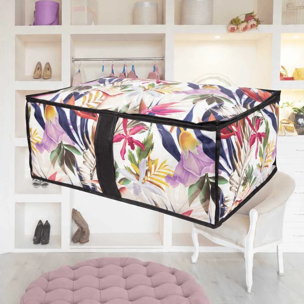 ORDINETT Segu bag 40x60x25cm Floral Beauty
