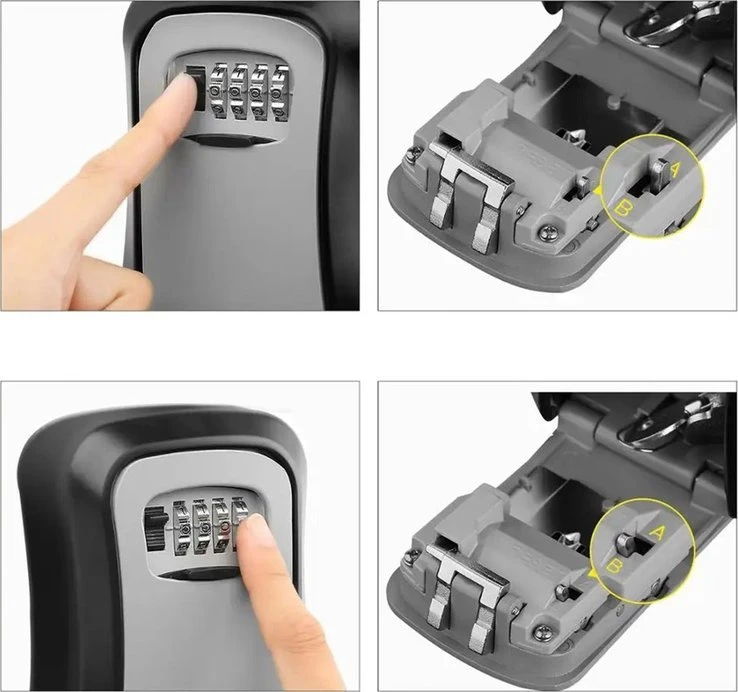 Ag613E Plastikinis seifas raktams