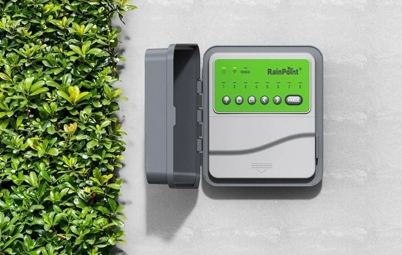 RainPoint 8 zonų WiFi kintamosios srovės laistymo valdiklis