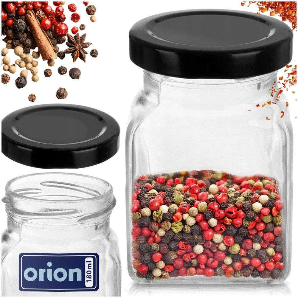 Aptel Orion Stiklinis Prieskonių Indelis 170 ml – Patogus Laikymas