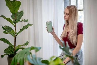 Termo puodelis - Humanas Fluo 600 ml Nerūdijančio Plieno, Dviguba Sienelė, Nepraleidžiantis - Žalias