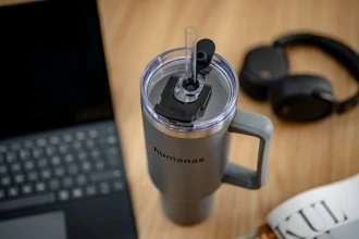 Termosas - Humanas Viva 1200 ml, SUS 304 Nerūdijančio Plieno, Neperšlampamas, Pilkas