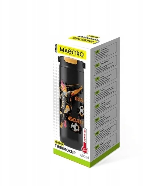 Termo puodelis vaikams 600ml "FOOTBALL" MR-1644-A-NEW MAESTRO