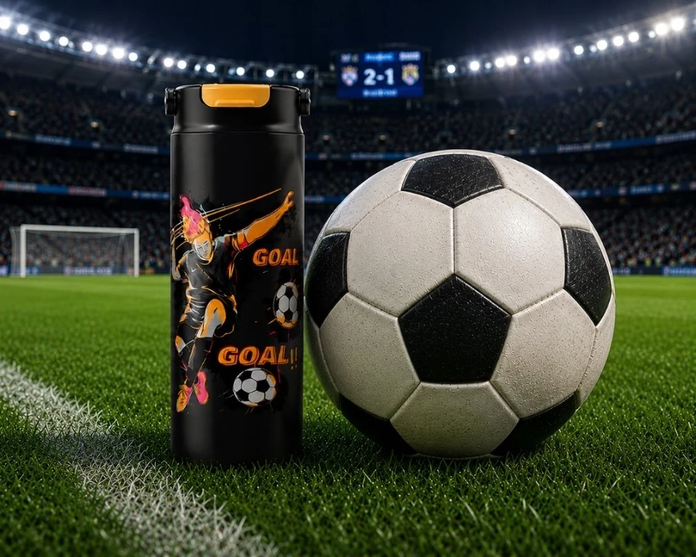 Termo puodelis vaikams 600ml "FOOTBALL" MR-1644-A-NEW MAESTRO