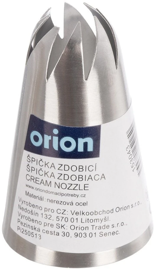 Aptel Orion Konditerijos Antgalis Gėlė 1.5 cm, Nerūdijančio Plieno