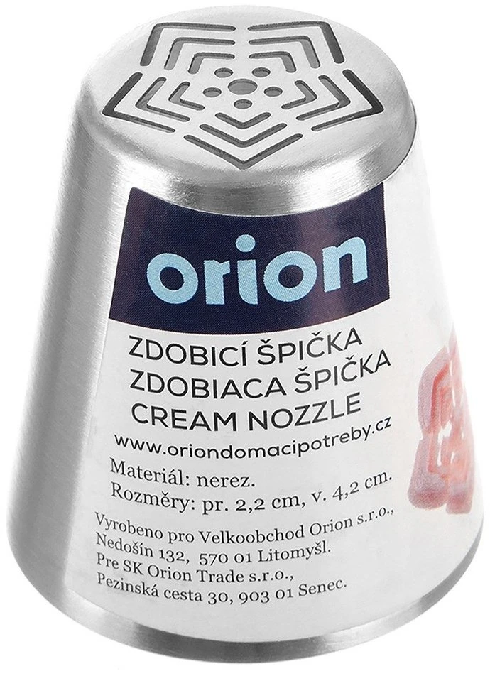 Aptel Orion dekoravimo antgalis - Rusų žvaigždė iš nerūdijančio plieno