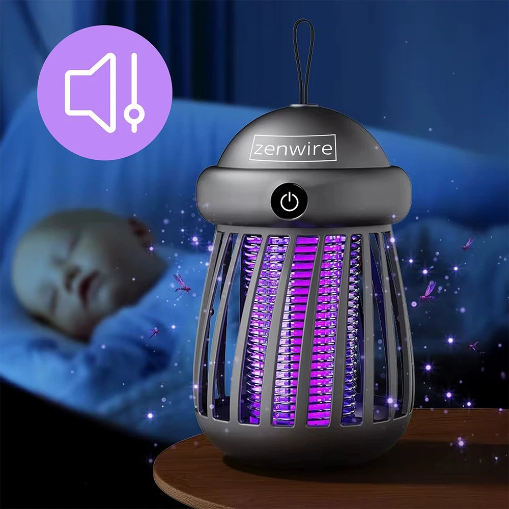 Aptel UV vabzdžių naikinimo lempa nuo uodų, musių, vabzdžių, drugių – akumuliatorinė, lauko, USB (5904507522278)
