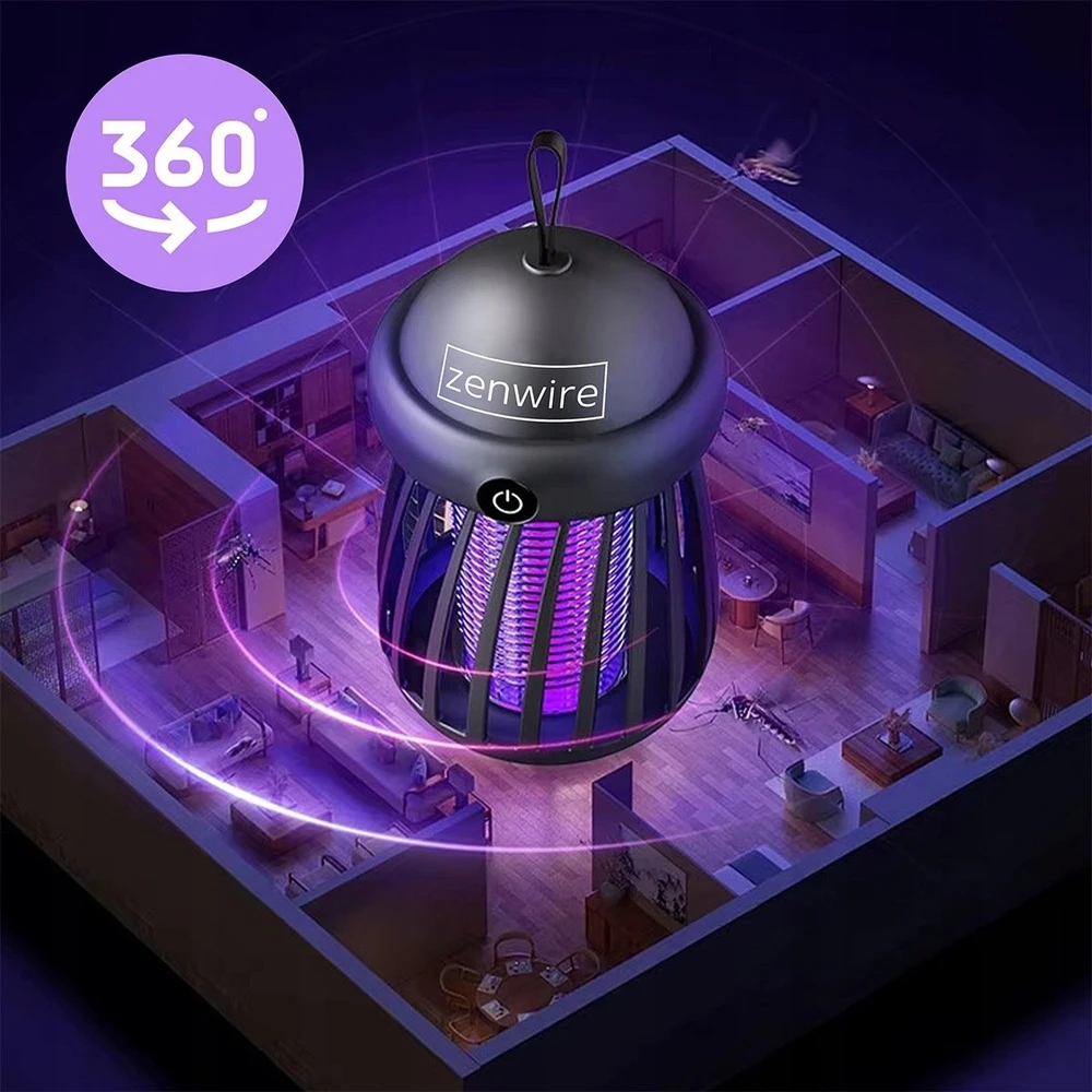 Aptel UV vabzdžių naikinimo lempa nuo uodų, musių, vabzdžių, drugių – akumuliatorinė, lauko, USB (5904507522278)