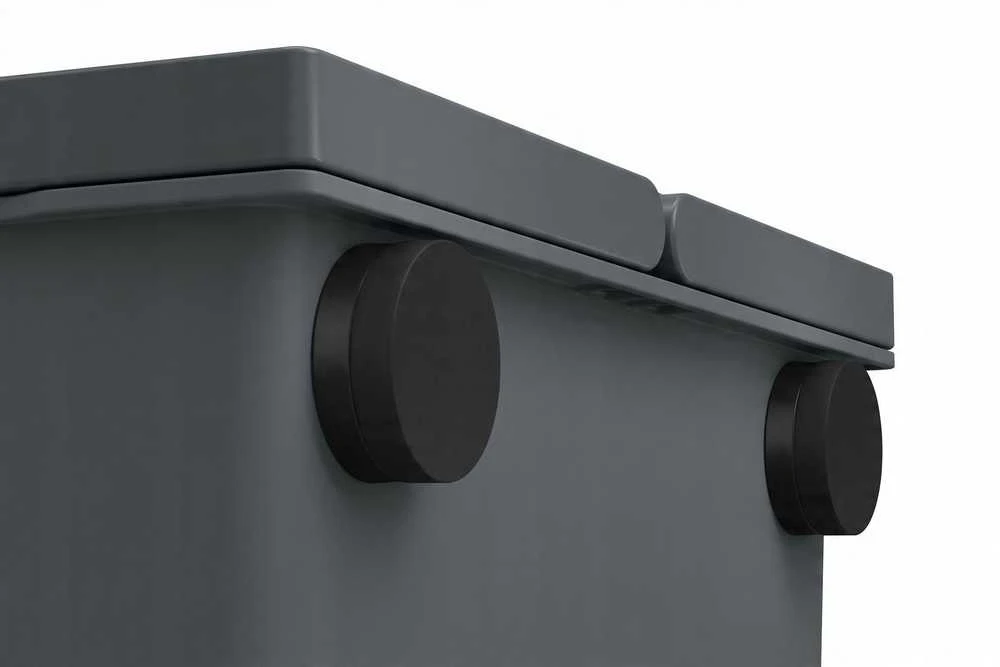 Hailo prie sienos tvirtinama šiukšliadėžė FlexBox S / 7L / tamsiai pilka