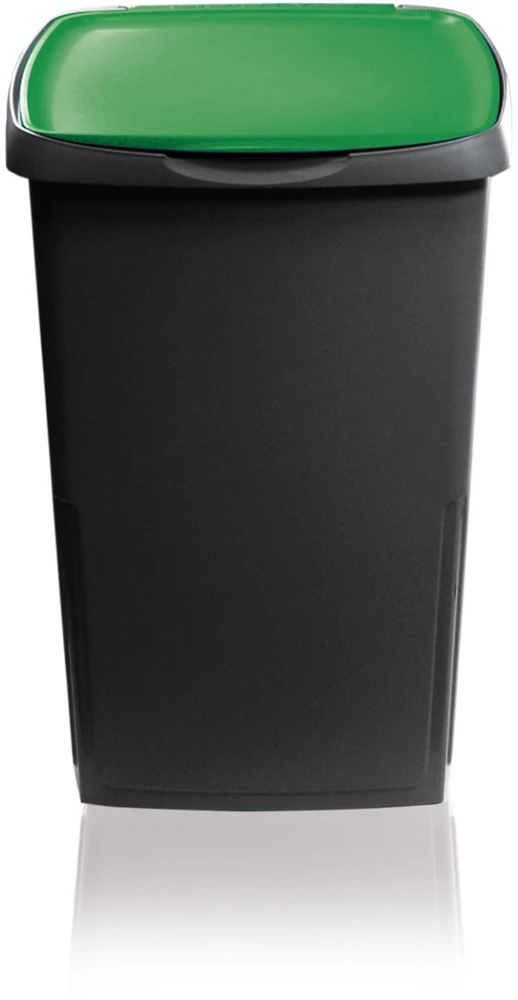 Style Stilius Atliekų konteineris Eco solution 45L 37x36x53.5cm tamsi pilka/žalias