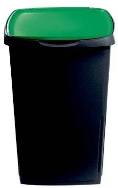 Style Stilius Atliekų konteineris Eco solution 45L 37x36x53.5cm tamsi pilka/žalias