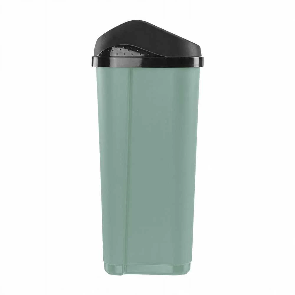 Keeeper atliekų kibiras su pasukamu dangčiu 10L Swantje 25,5x19x38cm žalias