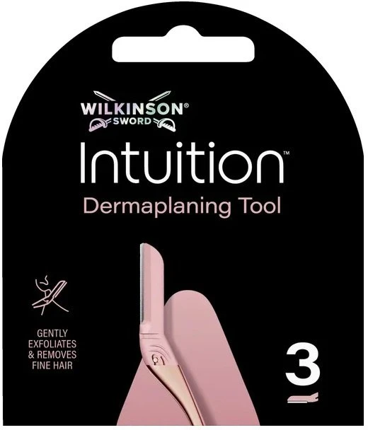 Wilkinson Sword Wilkinson Intuition Dermaplaning Tool keičiami įdėklai, skirti profesionaliems dermaplaning įrankiams, 3 vnt.