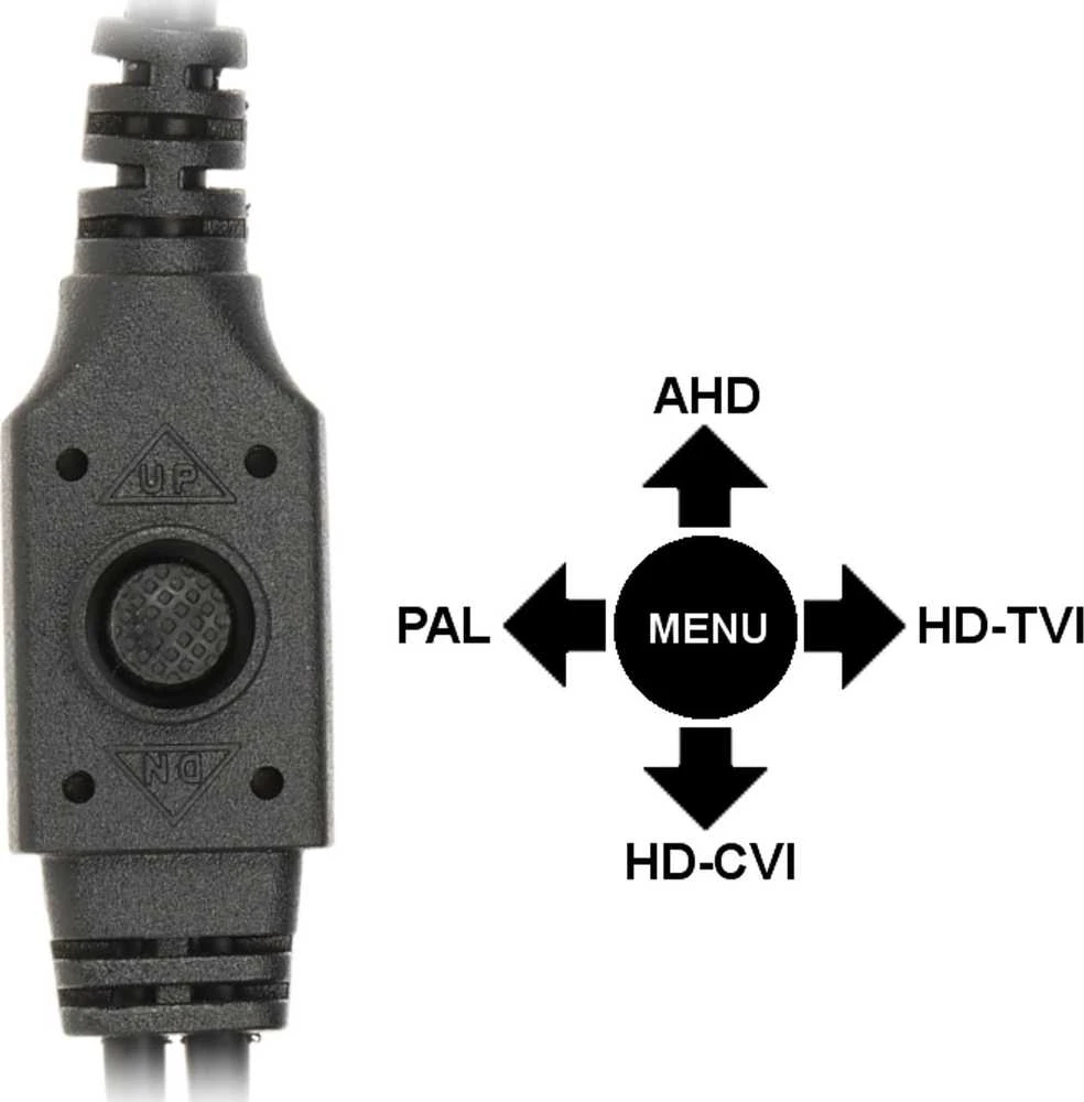 AHD, HD-CVI, HD-TVI, PAL kamera APTI-H83C61-2812W - 8.3 Mpx, 4K UHD 2.8...12 mm