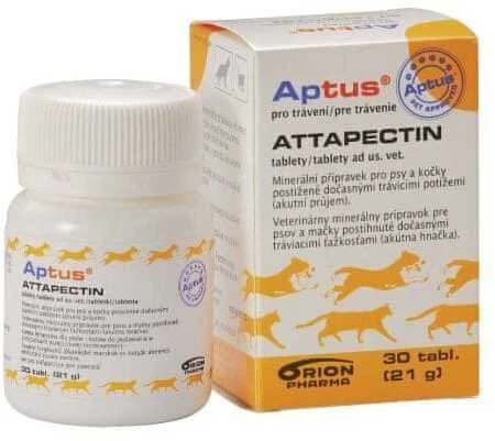 Priedai - Aptus Attapectin ūminei viduriavimui šunims ir katėms 30 vnt.