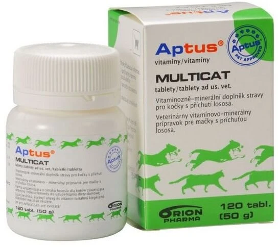 Apsaugos priemonė - Aptus Multicat Total Multivitamin 120 tablečių