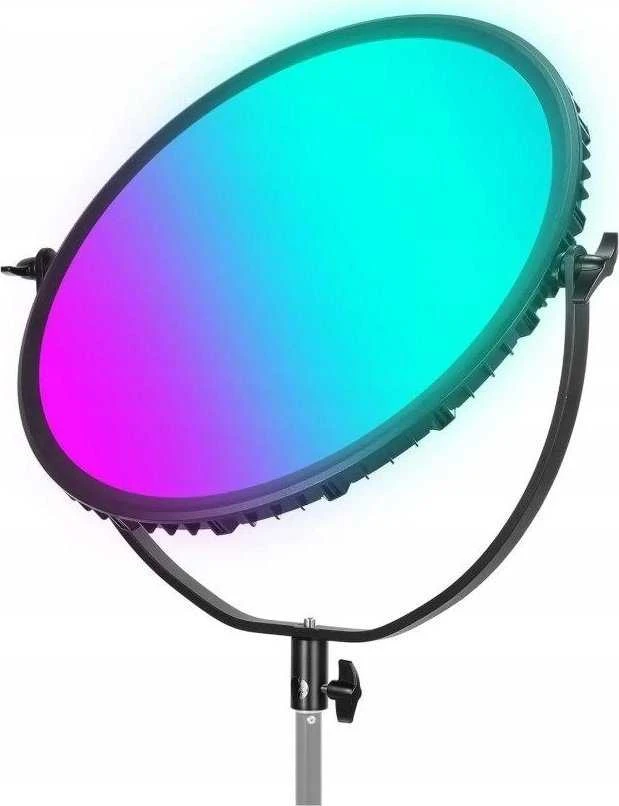 Neewer žiedinė lempa, apvali LED Edge-lit RGB Bluetooth Vlog lempa 65 W 18'' 14 mm / 16 mm / Gr18c