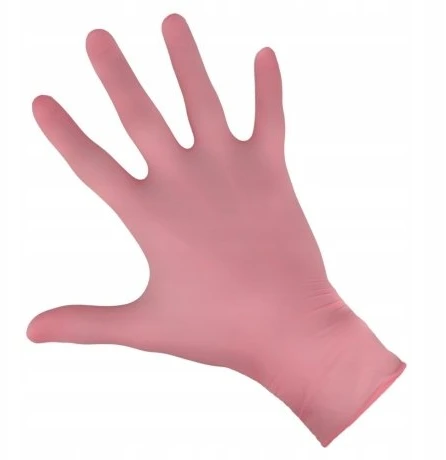 Apžiūros pirštinės, ABENA Classic Sensitive, XS, rožinės, nitrilo, be pudros - (100 vnt.)
